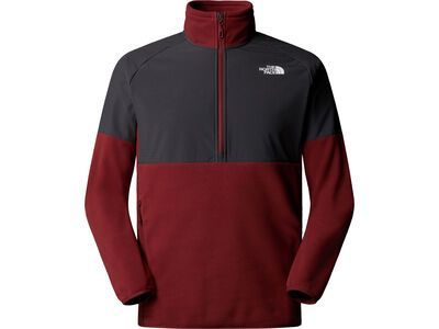The North Face Men’s Glacier Heavyweight 1/2 Zip, sumac/asphalt grey
