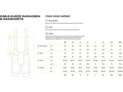 Q36.5 Dottore Hybrid Bib Tights (No Insert), black - Bild 3