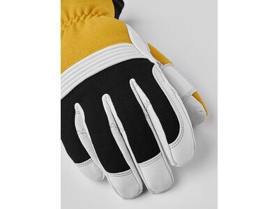 Hestra Couloir 5 Finger, mustard/offwhite - Bild 3