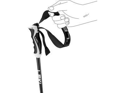 Leki Neolite, dark anthracite/black/bright red - Bild 3