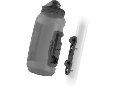 Fidlock Twist Bottle 750 Compact + Bike Base, transparent black