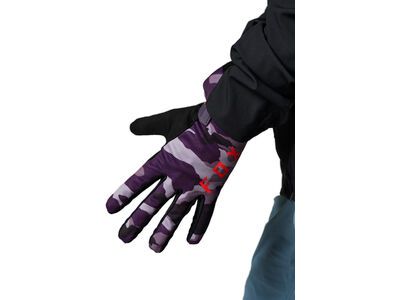 Fox Womens Ranger Glove Camo, dark purple