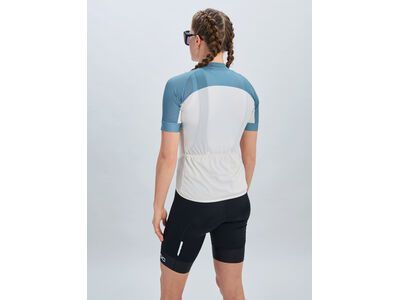 POC W's Essential Road Logo Jersey, okenite off-white/calcite blue - Bild 5