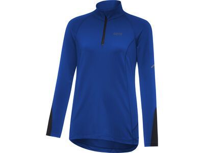 GOREWEAR M Damen Mid Zip Shirt Langarm, ultramarine blue/black - Bild 2