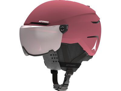 Atomic Savor Visor JR, Silver Flash / maroon