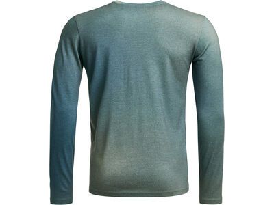 Ortovox 185 Rock'n'wool Print LS M, aop green sage - Bild 2