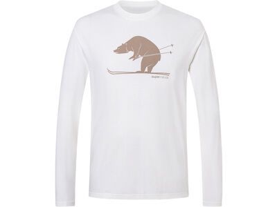 super.natural Ski Karl Bio C LS Herren white/mountain trail