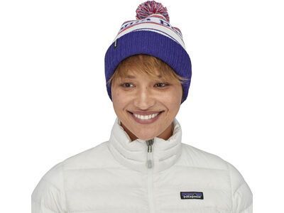 Patagonia Powder Town Beanie, park stripe: viking blue - Bild 2