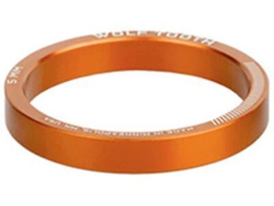 Wolf Tooth Precision Headset Spacers - 5 mm, orange
