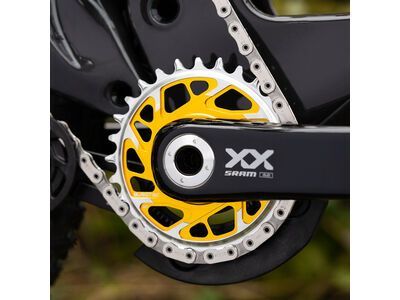 Burgtec 3 mm Offset Thick Thin Chainring SRAM 8-Bolt, bullion - Bild 17