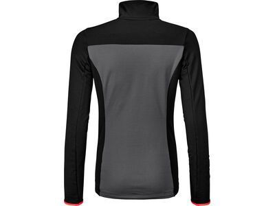 Ortovox Merino Fleece Light Zip Neck W, black raven - Bild 2