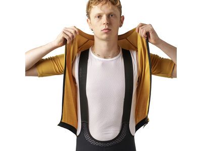 GripGrab EXPLR Merinotech Short Sleeve Jersey, mustard yellow - Bild 6