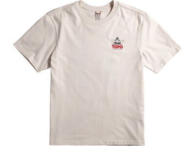 Topo Designs Mountain River Tee S/S Herren bone white