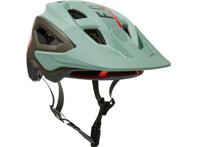 Fox Speedframe Pro Helmet Blocked, eucalyptus