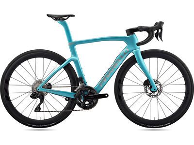 Pinarello F5 105 Di2 2x12 / MOST Fast 45 Carbon azzurra lumina