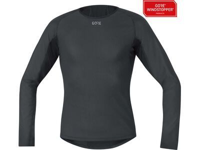 GOREWEAR M Gore Windstopper Base Layer Thermo Shirt Herren, black - Bild 2