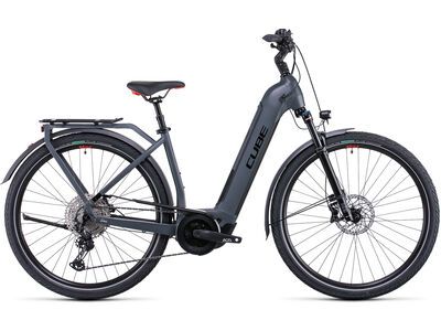 Cube Touring Hybrid EXC 500 Easy Entry, grey´n´red