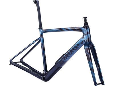 Specialized S-Works Diverge Frameset, gloss light silver/dream silver/dusty blue/wild
