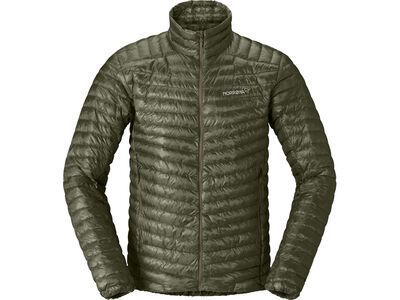 Norrona trollveggen down800 super light Jacket M's, deep lichen green - Bild 1
