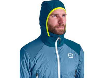 Ortovox Swisswool Col Becchei Hybrid Jacket M, mountain blue - Bild 3