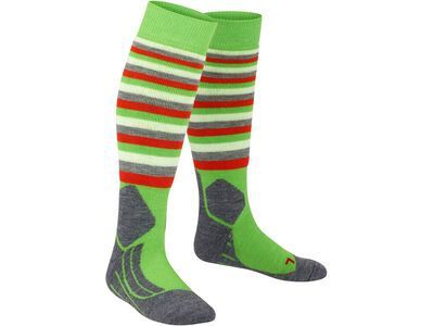 Falke SK2 Intermediate Stripes Kinder, vivid green