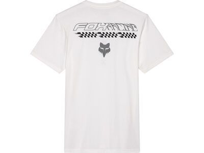 Fox Checkered SS Prem Tee, optic white - Bild 2