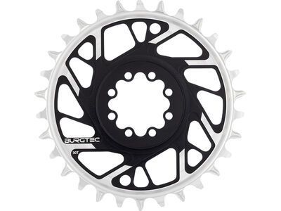 Burgtec 3 mm Offset Thick Thin Chainring SRAM 8-Bolt, black - Bild 5