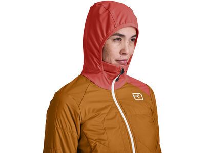 Ortovox Swisswool Col Becchei Hybrid Jacket W, sunset orange - Bild 3