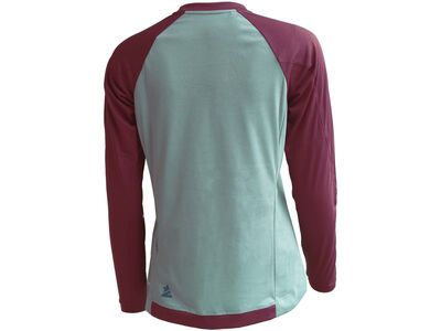 Zimtstern PureFlowz Shirt LS Wmns, granite green/windsor wine - Bild 2