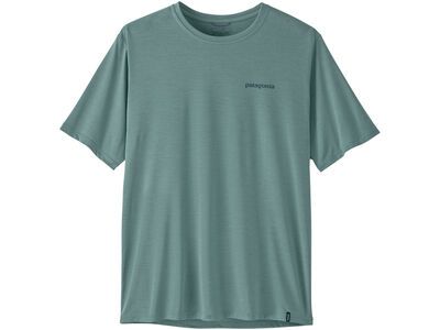 Patagonia Men's Cap Cool Daily Shirt - Boardshort Logo blue sage/light blue sage x-dye