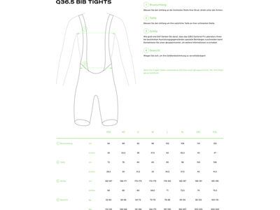 Q36.5 Dottore Hybrid Bib Tights, nautica blue - Bild 2