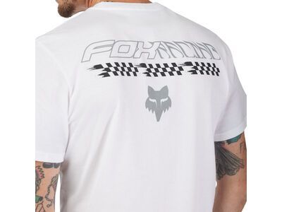 Fox Checkered SS Prem Tee, optic white - Bild 4