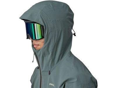 Patagonia Men's SnowDrifter Jacket, smolder blue w/raptor brown - Bild 5