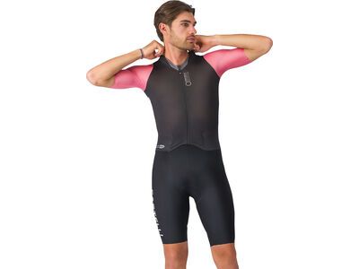 Castelli Saturday Morning Skinsuit, black/rosa giro/smoky gray - Bild 2