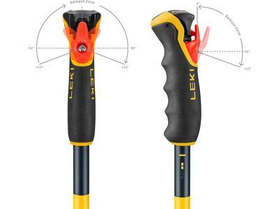 Leki Spitfire 3D, denimblue/aegeanblue/mustardyellow - Bild 6