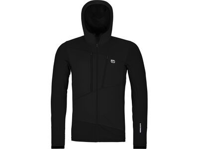 Ortovox Merino Fleece Grid Hoody M, black raven - Bild 1