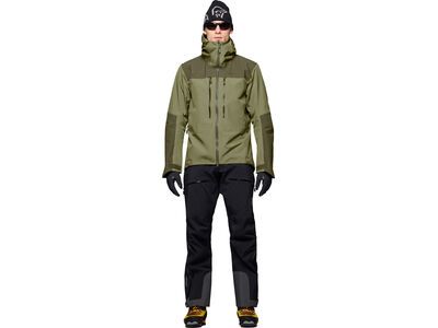 Norrona trollveggen Gore-Tex Pro light Jacket M's, olive night/deep lichen green - Bild 4