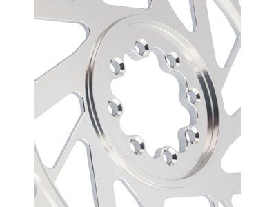 Burgtec 3 mm Offset Thick Thin Chainring SRAM 8-Bolt, rhodium silver - Bild 11