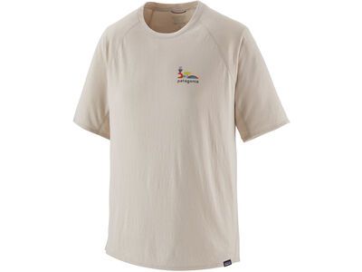 Patagonia Men's Capilene Cool Trail Graphic Shirt, lose it: pumice