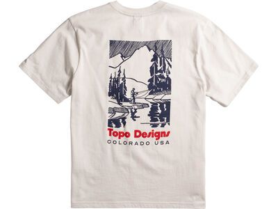 Topo Designs Mountain River Tee S/S Herren, bone white - Bild 2