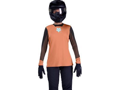 Fox Womans Defend LS Jersey Elevated, coral - Bild 3