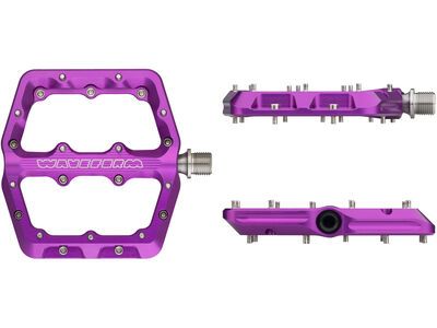 Wolf Tooth Waveform Aluminium Pedals - Large, ultraviolet purple - Bild 3