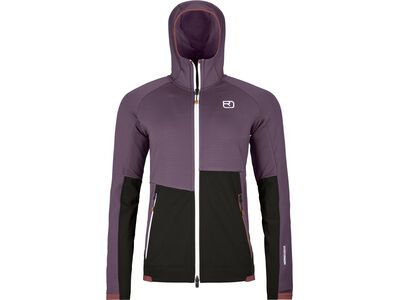 Ortovox Merino Fleece Rib Hoody W, wild berry