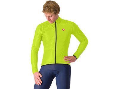 Castelli Squall Shell Jacket, electric lime/black