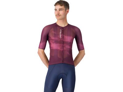 Castelli Climber's A/C Jersey, deep bordeaux/white - Bild 2
