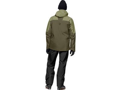Norrona lofoten Gore-Tex Jacket M's, olive night/deep lichen green - Bild 5