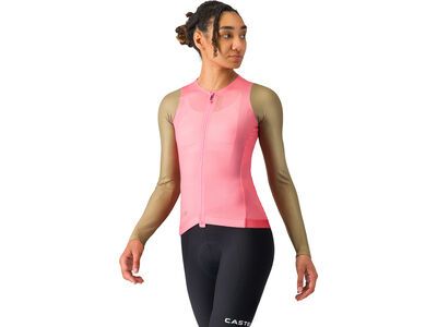 Castelli Corretto W LS Jersey, rosa giro/elmwood - Bild 2