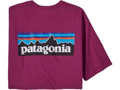 Patagonia Men's P-6 Logo Responsibili-Tee, star pink