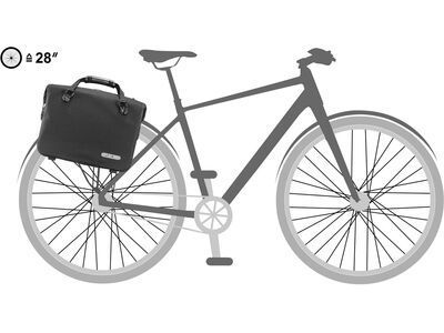 ORTLIEB Office-Bag High-Vis QL3.1, black reflective - Bild 7