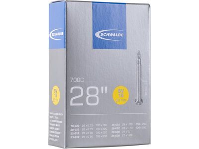 Schwalbe Schlauch SV 15 - 28 x 0.75-1.10 / 700 x 18-28C / 60 mm